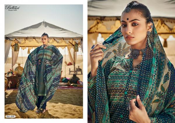 Belliza Queen Of Desert Fancy Cotton Digital Printed Dress Materials 